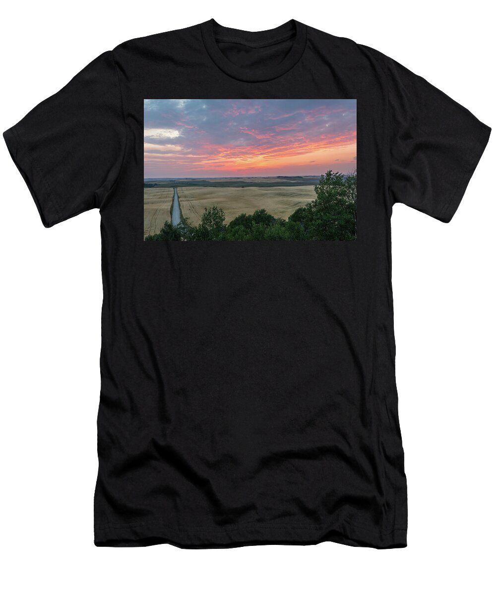 Photosbymch T-Shirt featuring the photograph Sunset over Teton Valley by M C Hood
