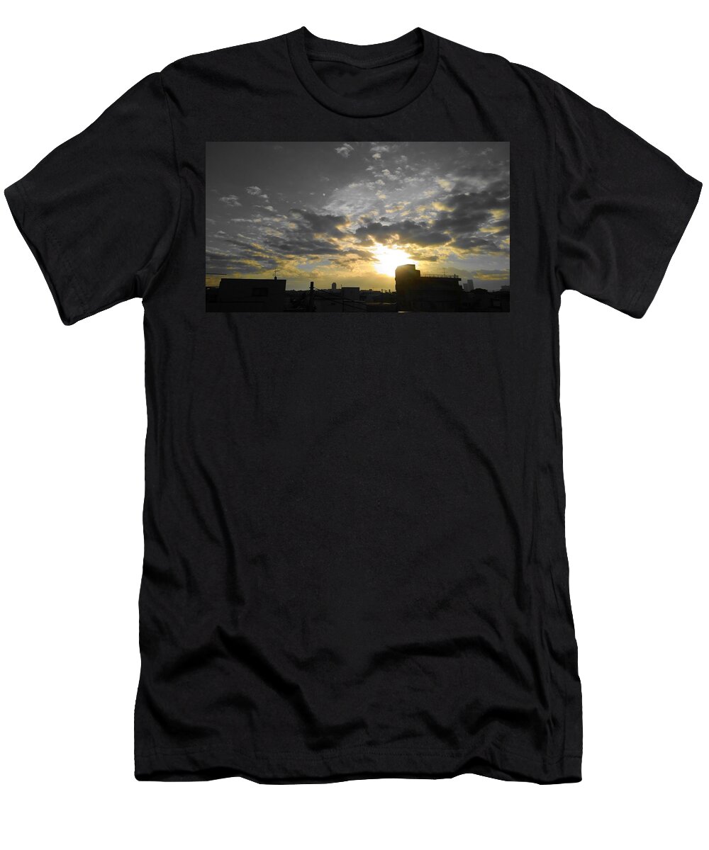 Sunshine T-Shirt featuring the digital art Sunshine by Kumiko Izumi