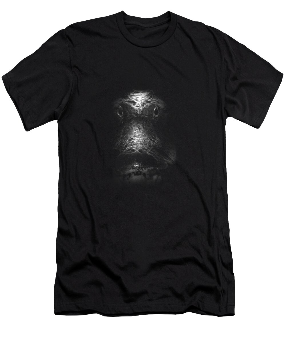 Alligator T-Shirt featuring the photograph Swamp Thing by Mark Andrew Thomas