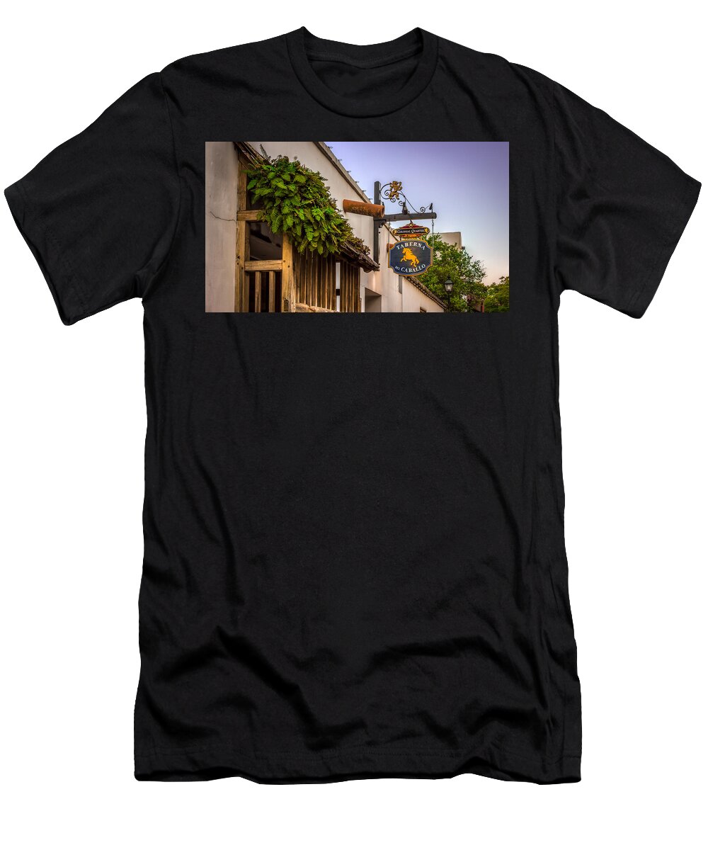 Aged T-Shirt featuring the photograph Taberna del Caballo by Rob Sellers