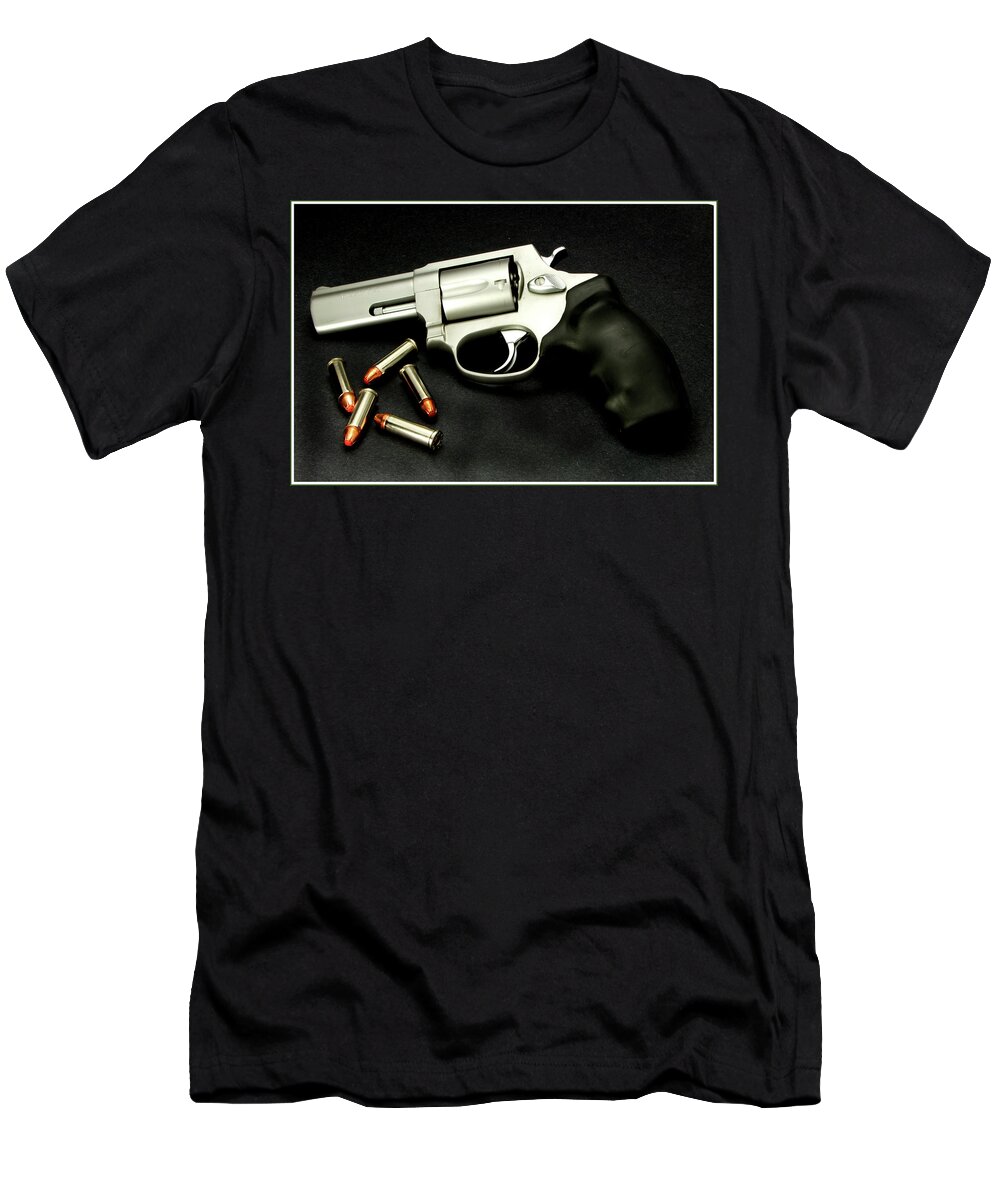 Pistol T-Shirt featuring the photograph Tarus .38 Special by Ron Roberts