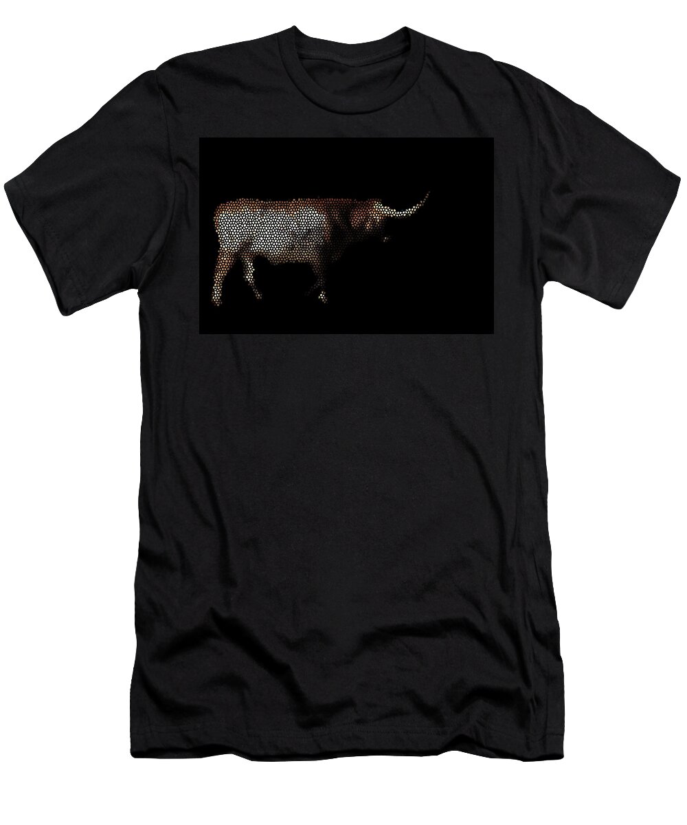 Texas Longhorn T-Shirt featuring the photograph Texas Longhorn by Kim Henderson
