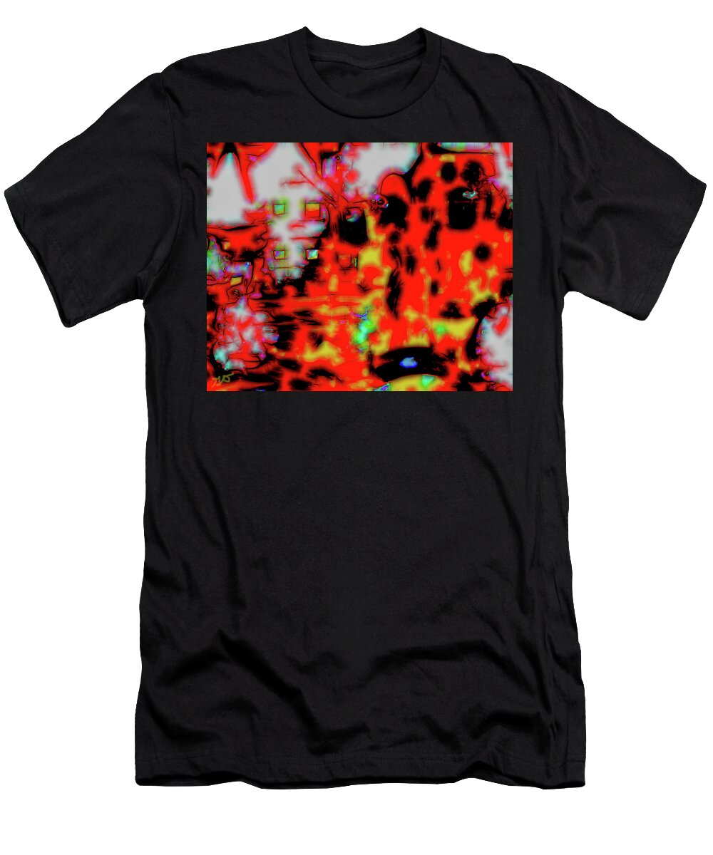 Abstract T-Shirt featuring the photograph The Abstract Bridge by Gina O'Brien