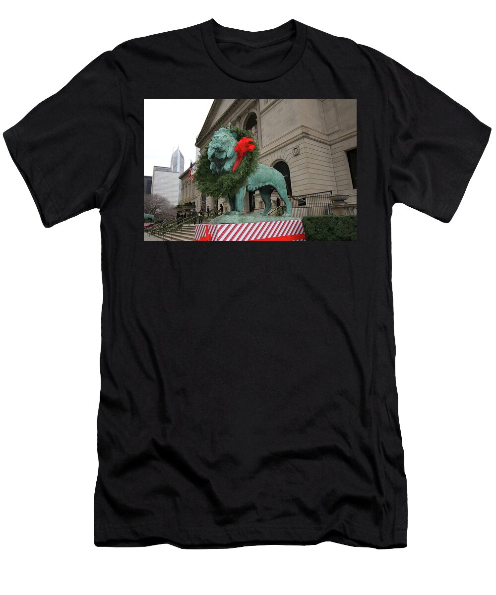 Art Institute T-Shirt featuring the photograph The Art Institute of Chicago by Jackson Pearson