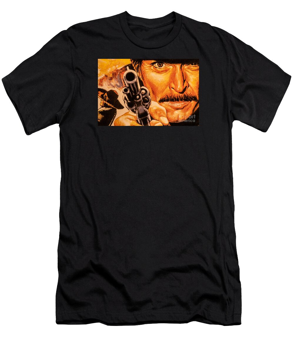 Lee Van Cliff T-Shirt featuring the photograph The Bad by Charuhas Images