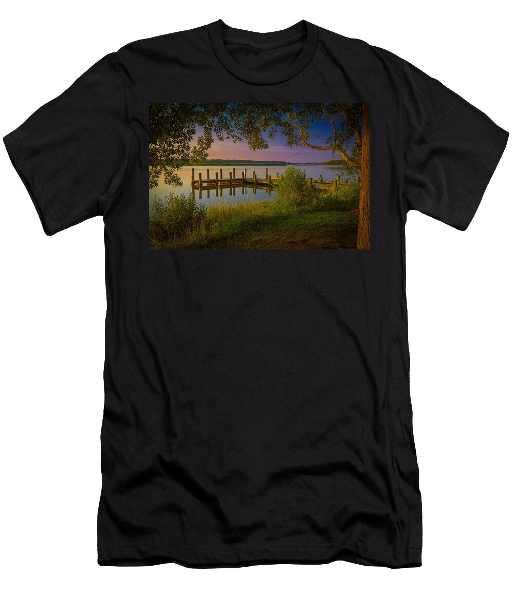 Photograph T-Shirt featuring the photograph The Beautiful Patuxent by Cindy Lark Hartman
