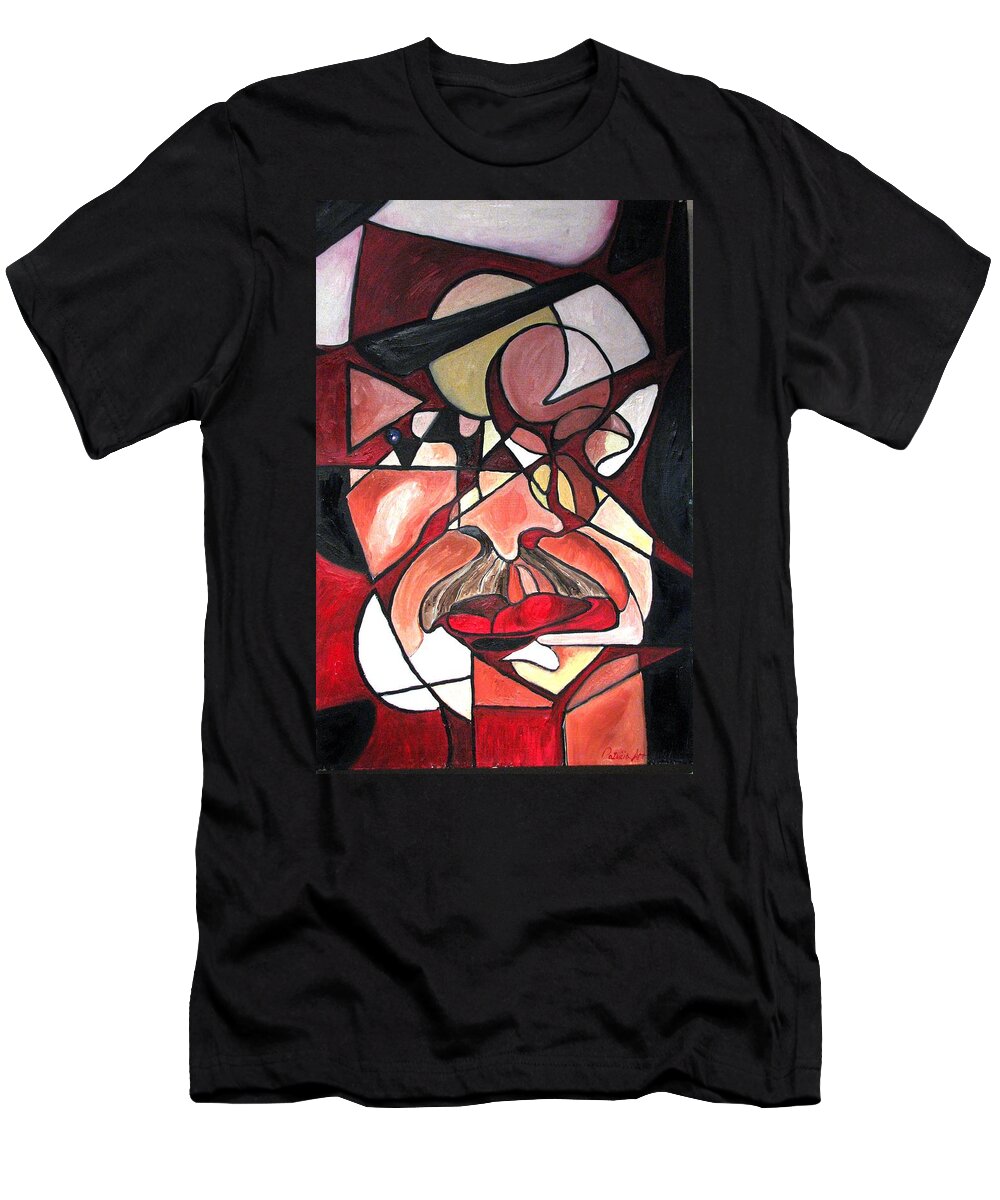 Abstract T-Shirt featuring the painting The Brain Surgeon by Patricia Arroyo