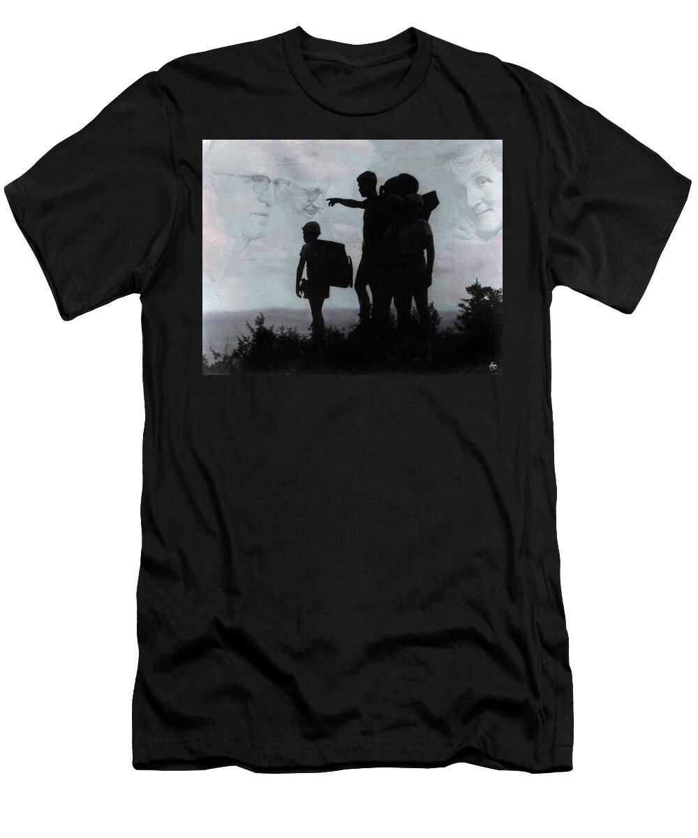 Call T-Shirt featuring the photograph The Call Centennial Cover Image by Wayne King
