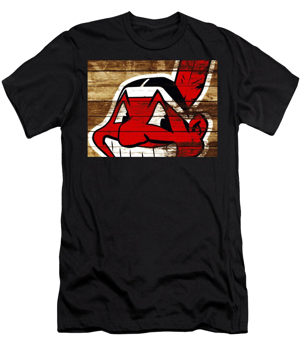 The Cleveland Indians 3f T-Shirt by Brian Reaves - Pixels