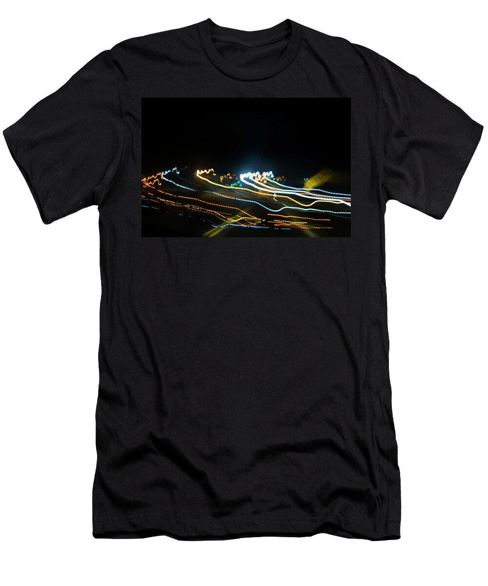 Abstract T-Shirt featuring the photograph The Curve by Greg and Chrystal Mimbs