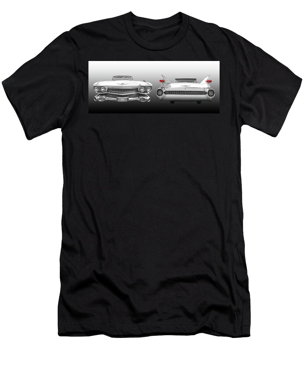 Cadillac T-Shirt featuring the photograph The Fabulous '59 Cadillac by Gill Billington