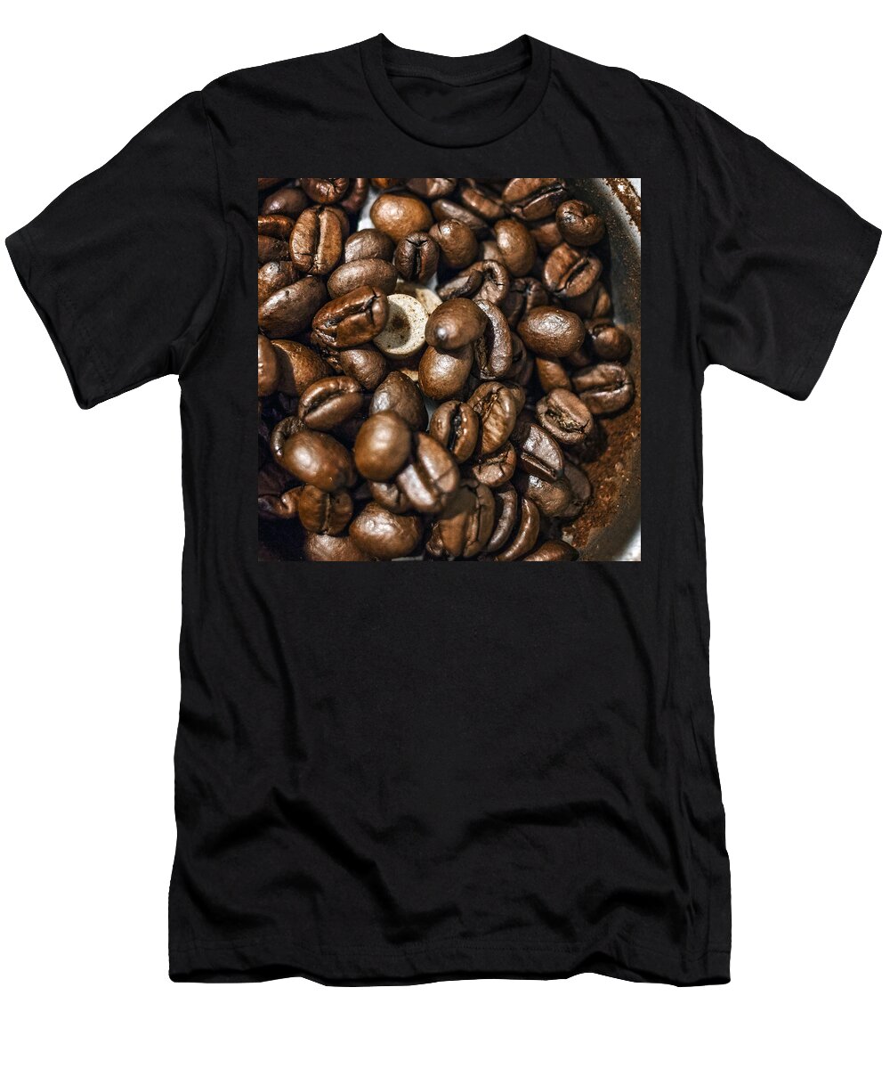 Coffee T-Shirt featuring the photograph The Morning Grind by Eric Benjamin