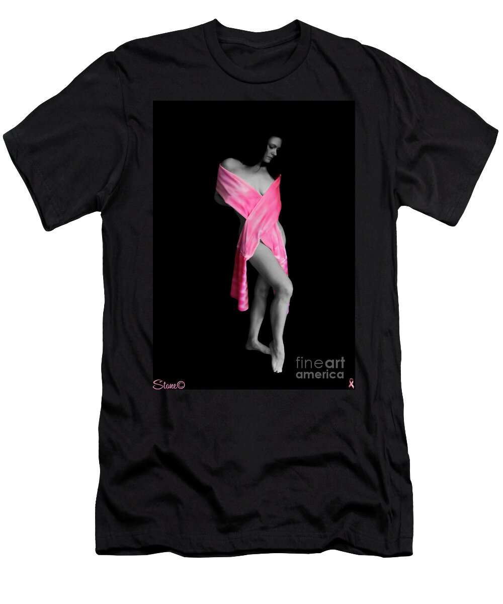 Breast Cancer T-Shirt featuring the photograph The Naked Truth It Can Happen To You Too by September Stone