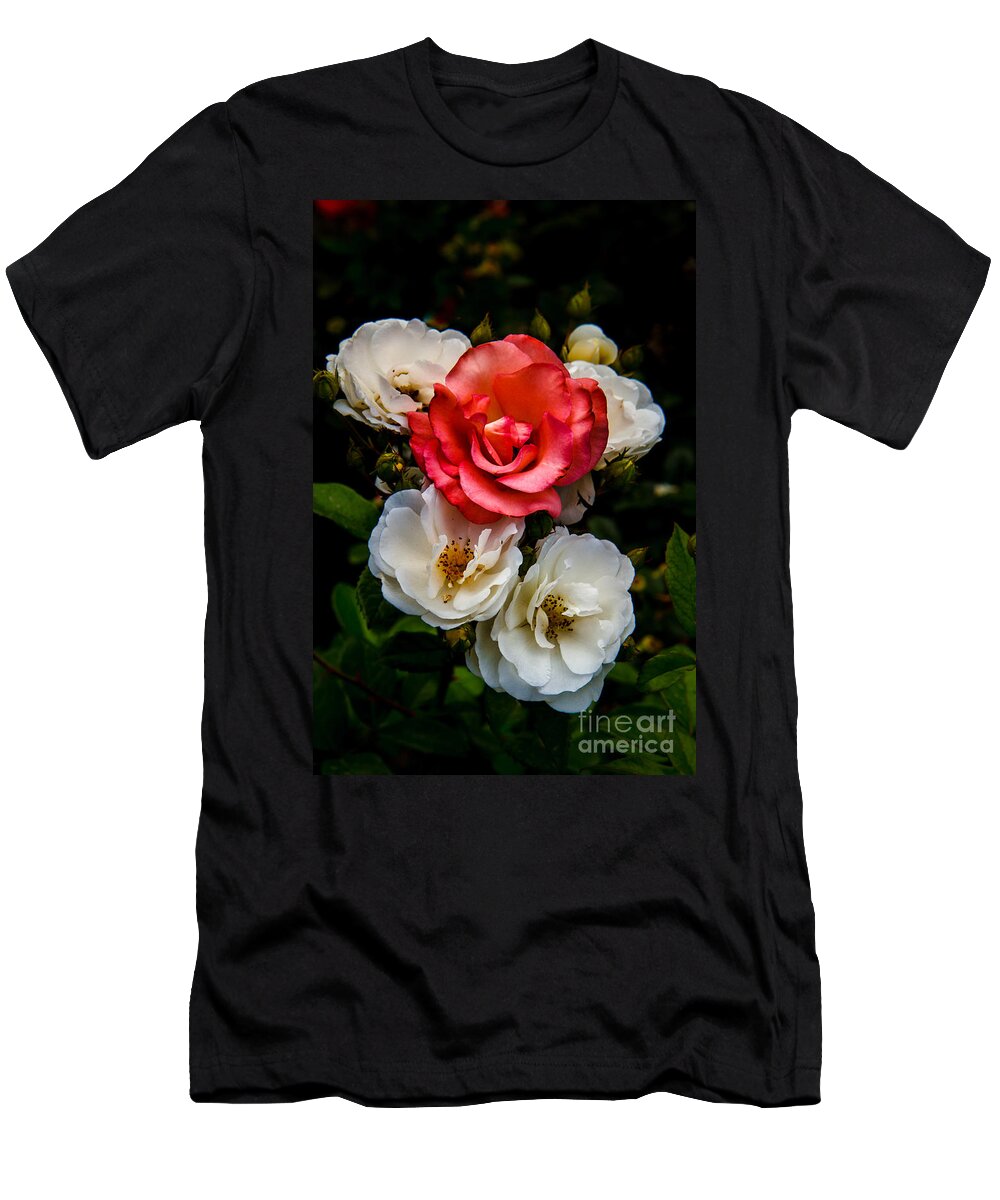 Rose T-Shirt featuring the photograph The Odd One by Robert Bales