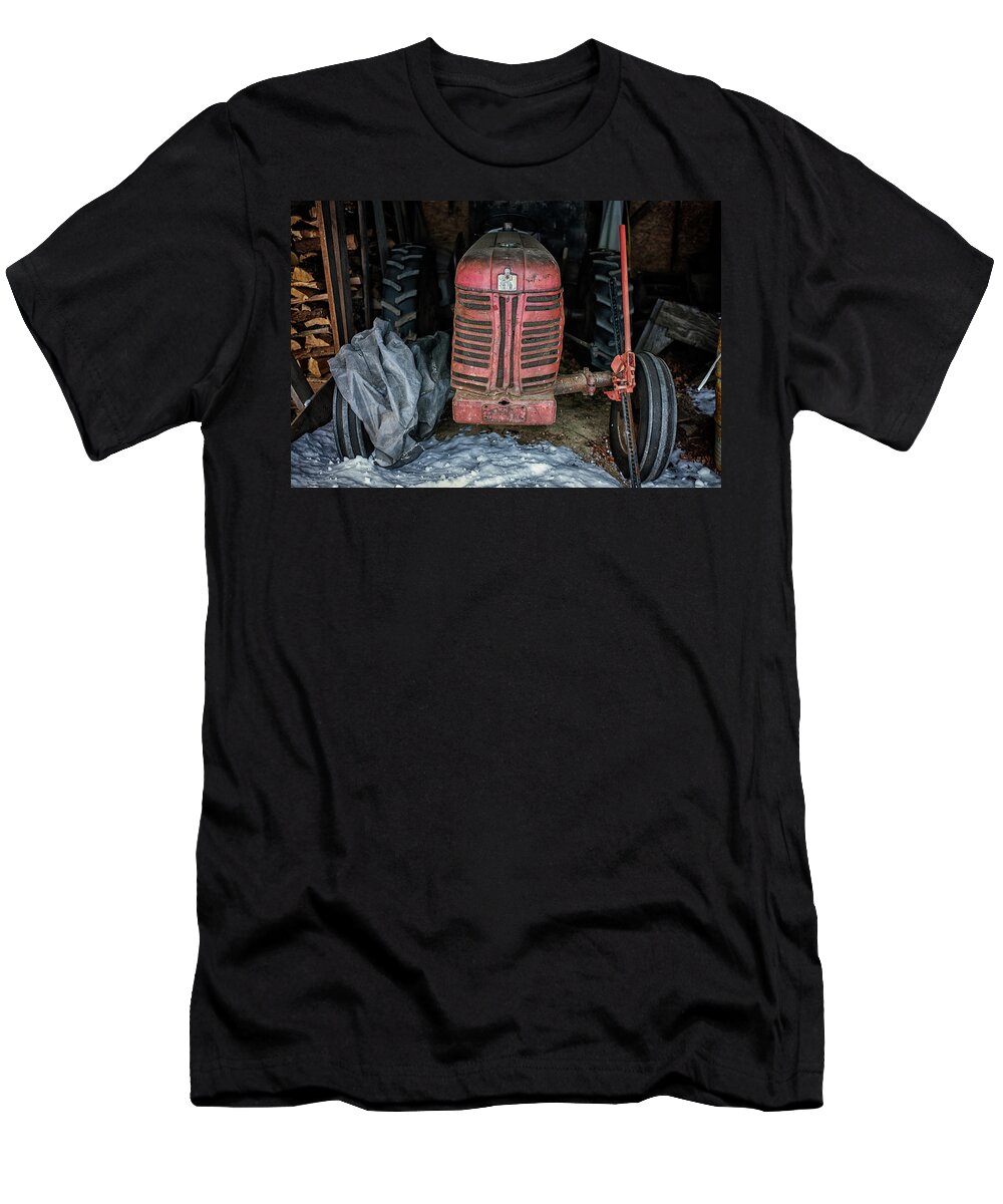 Tractor T-Shirt featuring the photograph The Old Tractor by Rick Berk