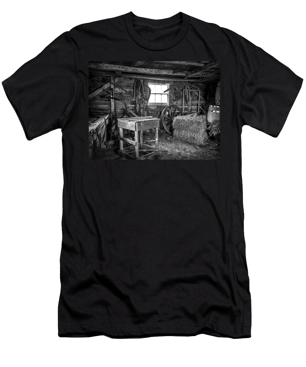 Canada T-Shirt featuring the photograph The Old Workshop by Mark Llewellyn