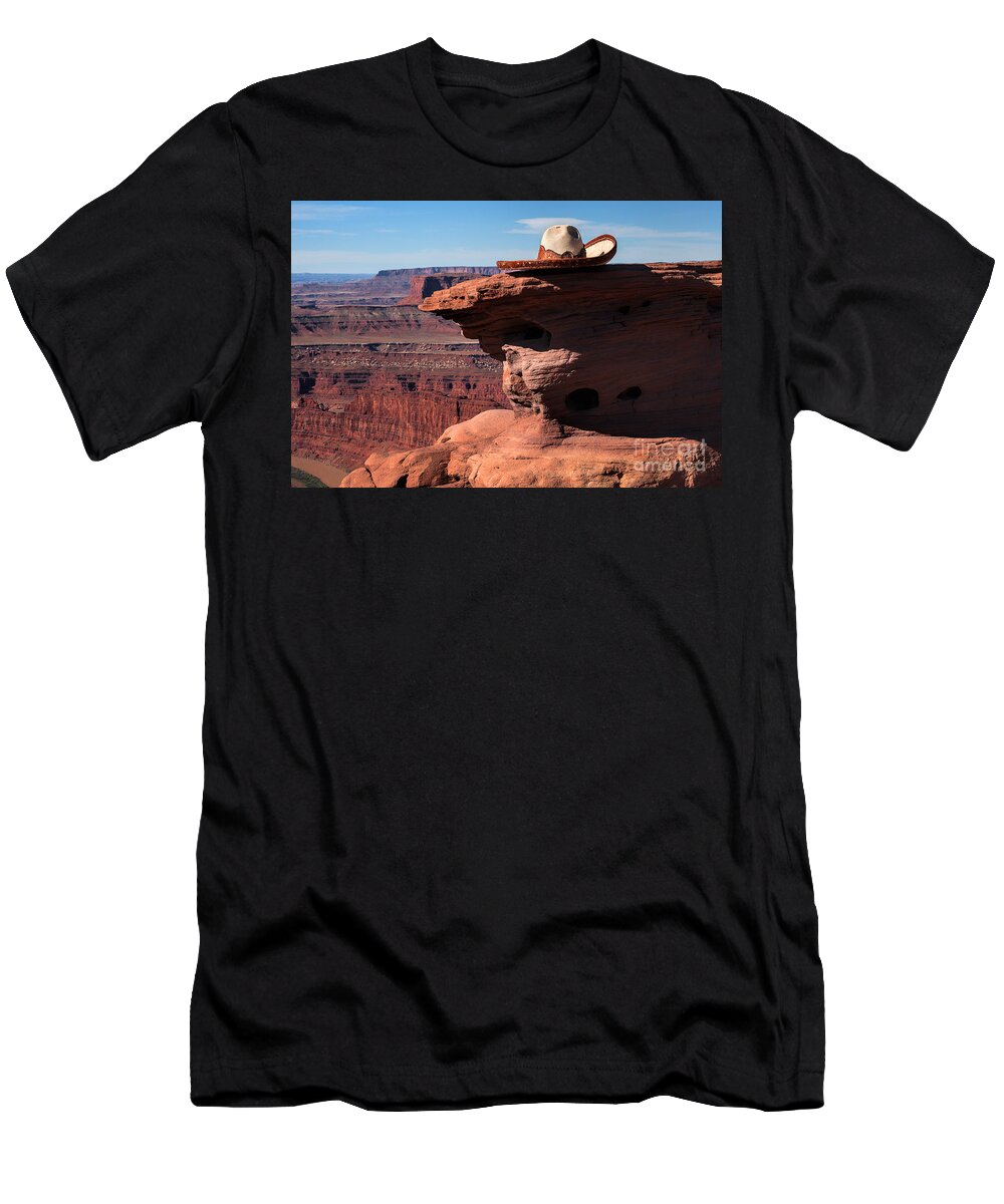 Utah T-Shirt featuring the photograph The Original Mexican Hat by Jim Garrison