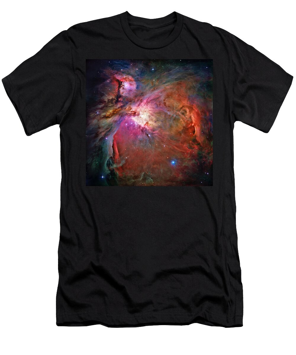 Universe T-Shirt featuring the photograph The Orion Nebula in detail by Steve Kearns