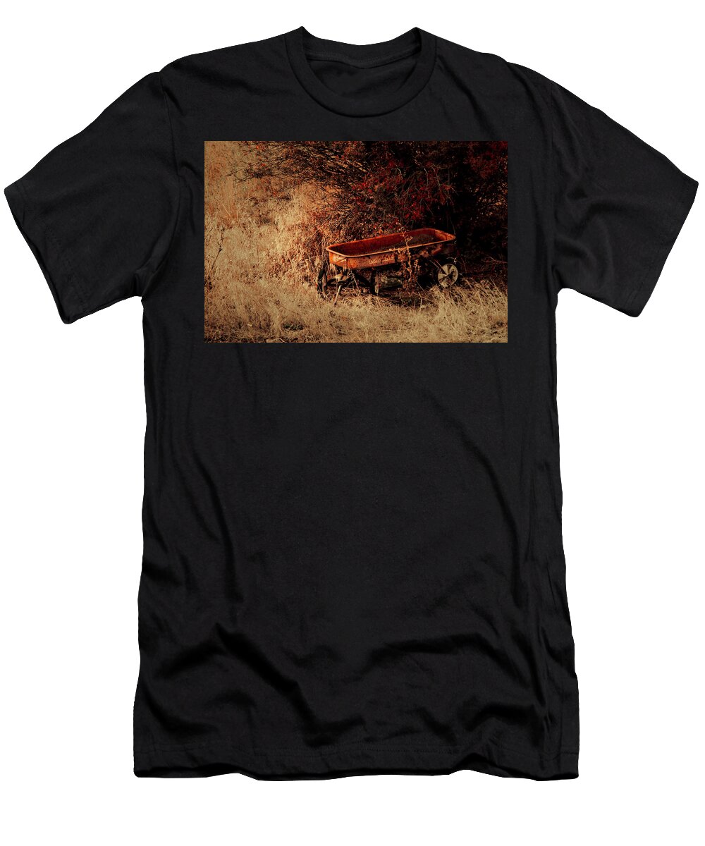 Wagon T-Shirt featuring the photograph The Wagon by Troy Stapek