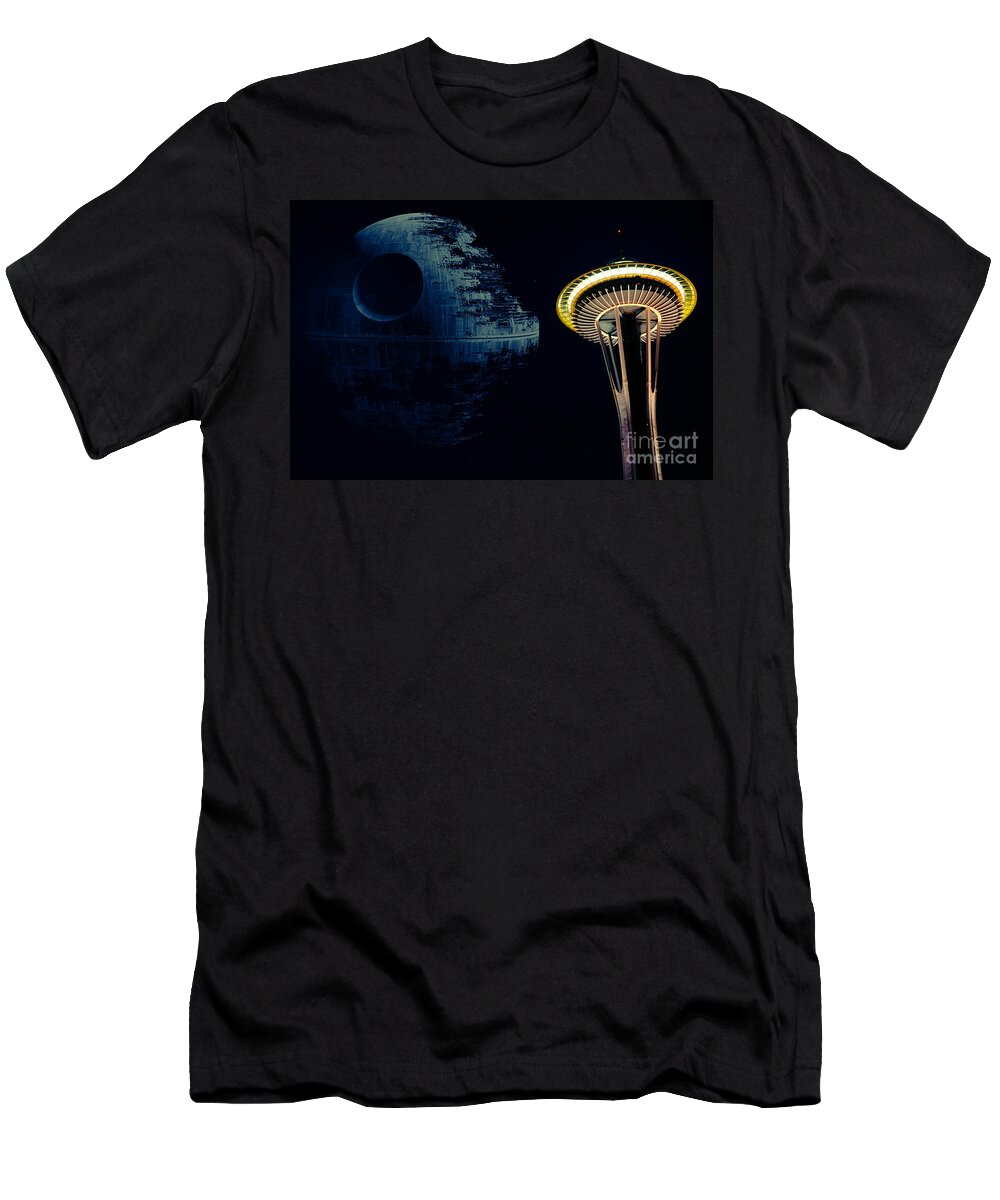 Seattle T-Shirt featuring the photograph They're here by Frank Larkin