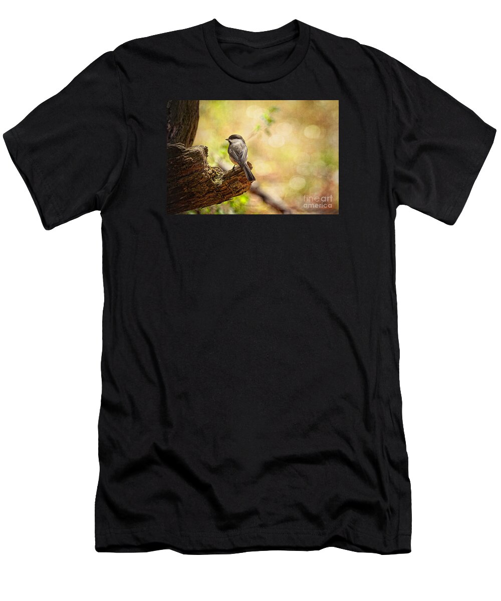 Bird T-Shirt featuring the photograph Thinking of Spring by Lois Bryan