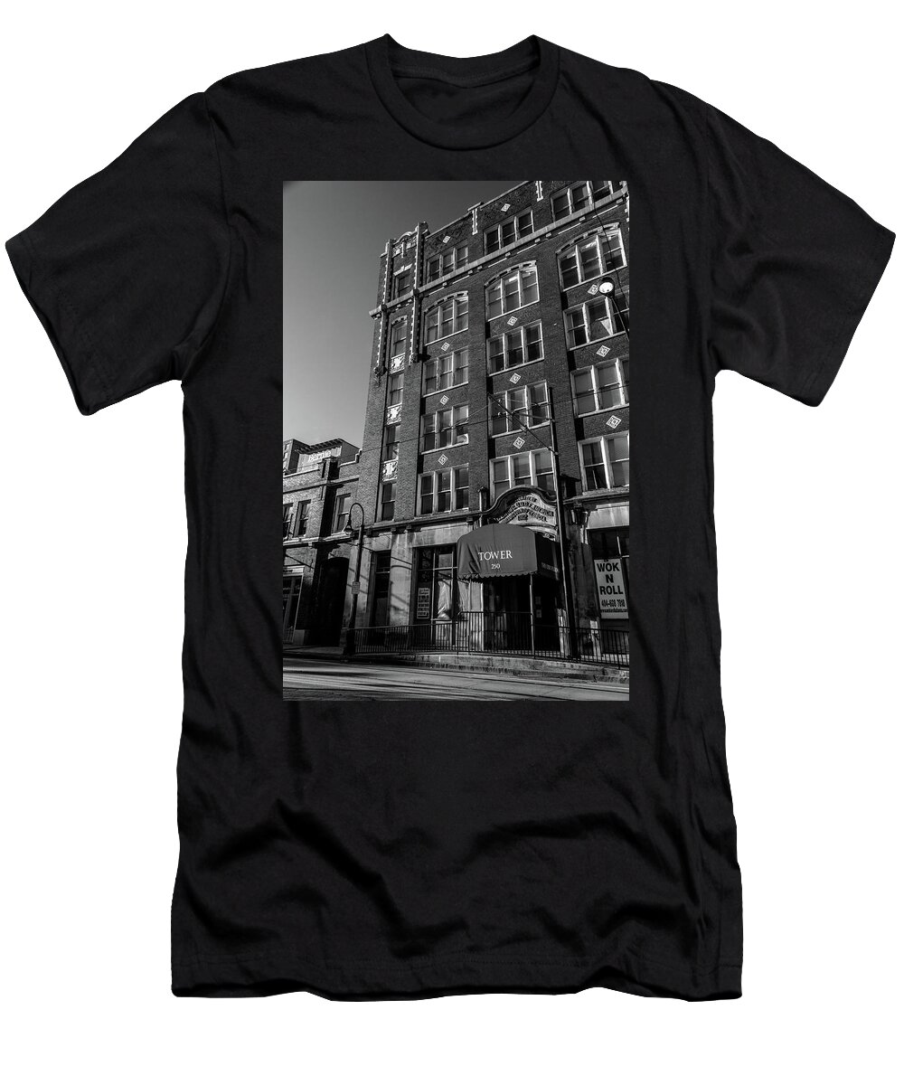 Buildings T-Shirt featuring the photograph Tower 250 by Kenny Thomas
