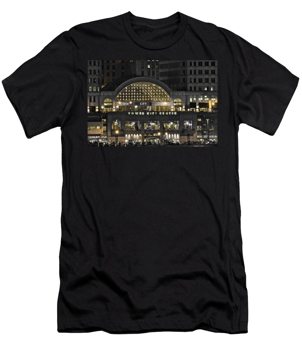 Cleveland T-Shirt featuring the photograph Tower City Close Up by Frozen in Time Fine Art Photography