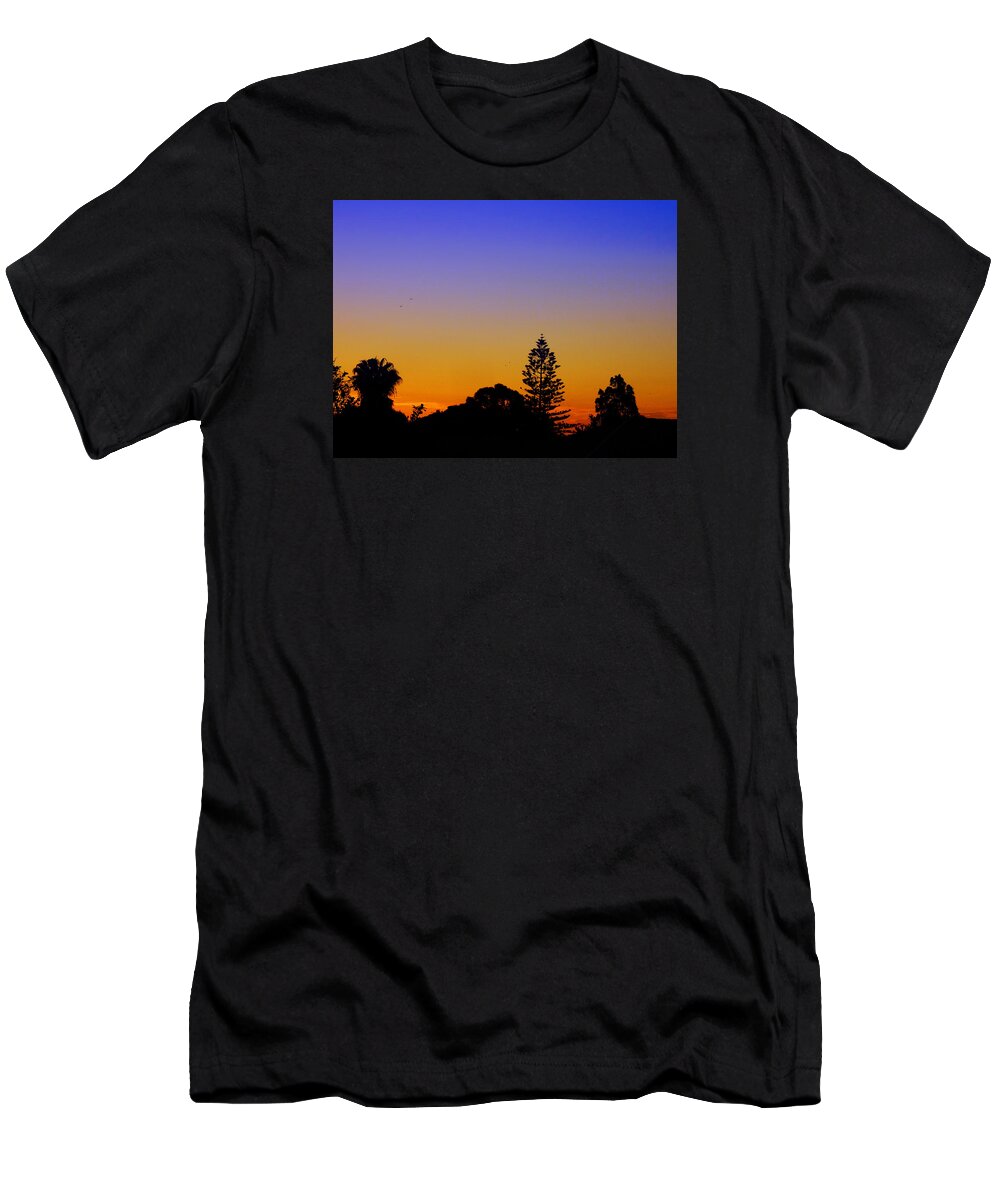 Sunset T-Shirt featuring the photograph Transition by Mark Blauhoefer