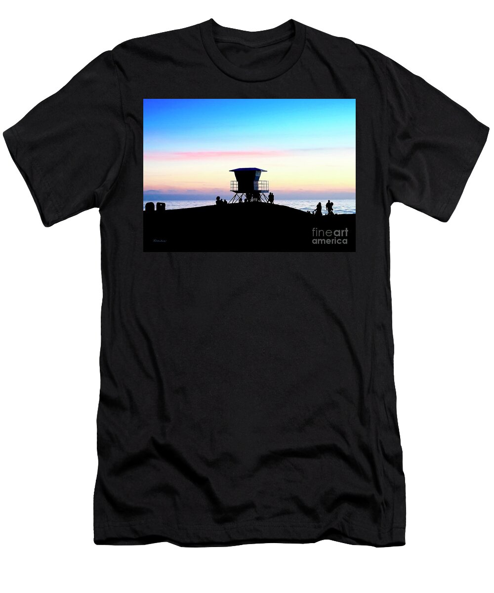 447c T-Shirt featuring the photograph Treasure Coast Florida Sunrise Seascape Paradise 447c by Ricardos Creations