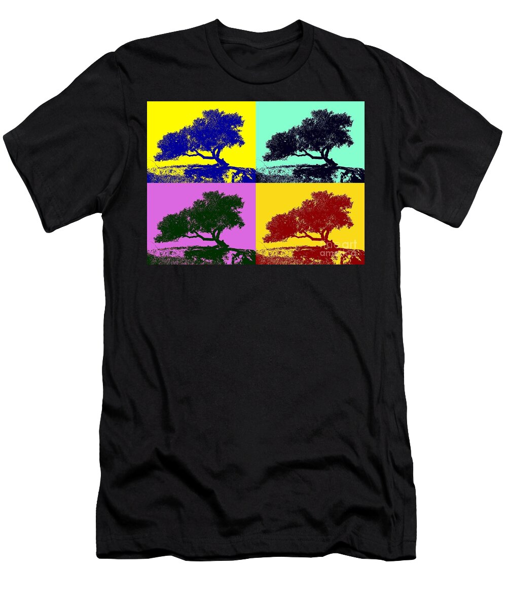 Tree T-Shirt featuring the photograph Tree of Life x 4 by Tap On Photo