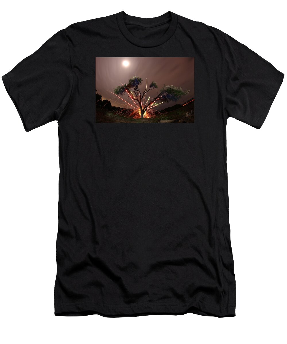Landscape T-Shirt featuring the photograph Treeburst by Andrew Nourse