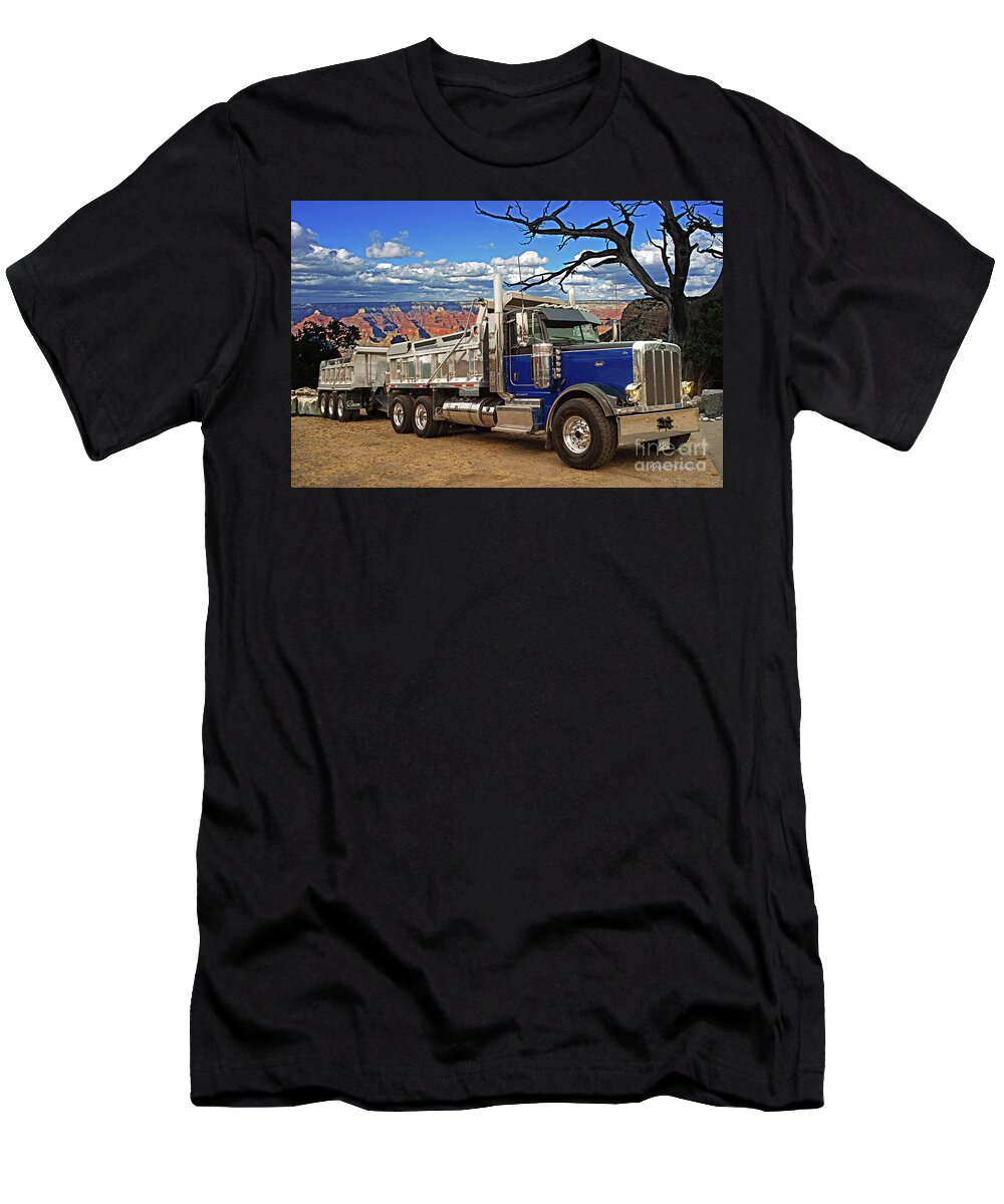 Big Rigs T-Shirt featuring the photograph Truck and Pony at the Grand Canyon by Randy Harris