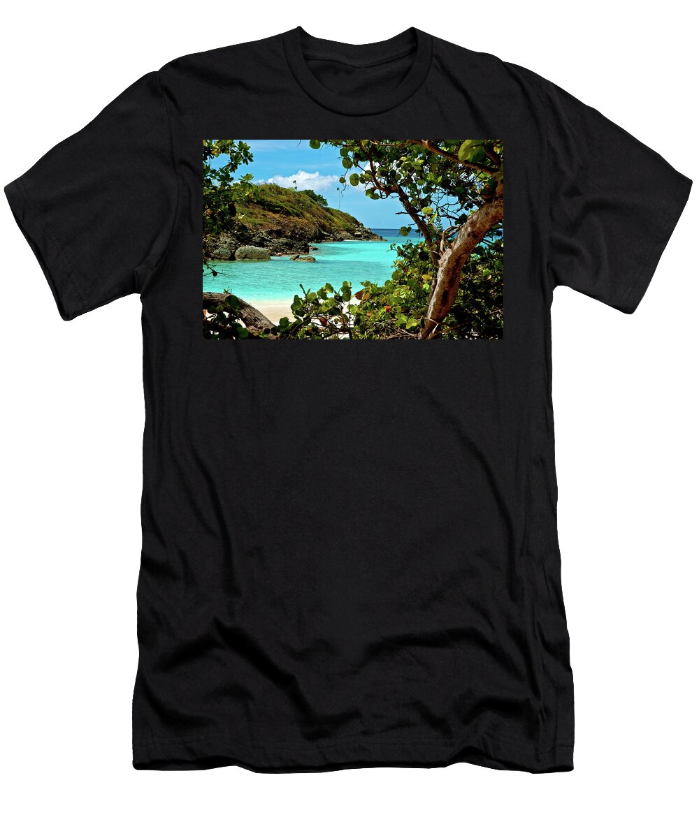 Trunk Bay T-Shirt featuring the photograph Trunk Bay Island by Harry Spitz