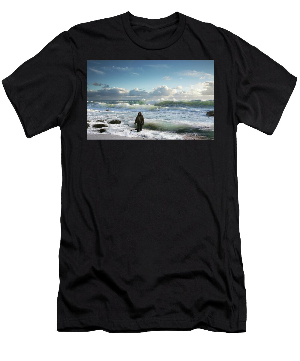 Alex-acropolis-calderon T-Shirt featuring the photograph Trust In The Lord And Do Good by Acropolis De Versailles