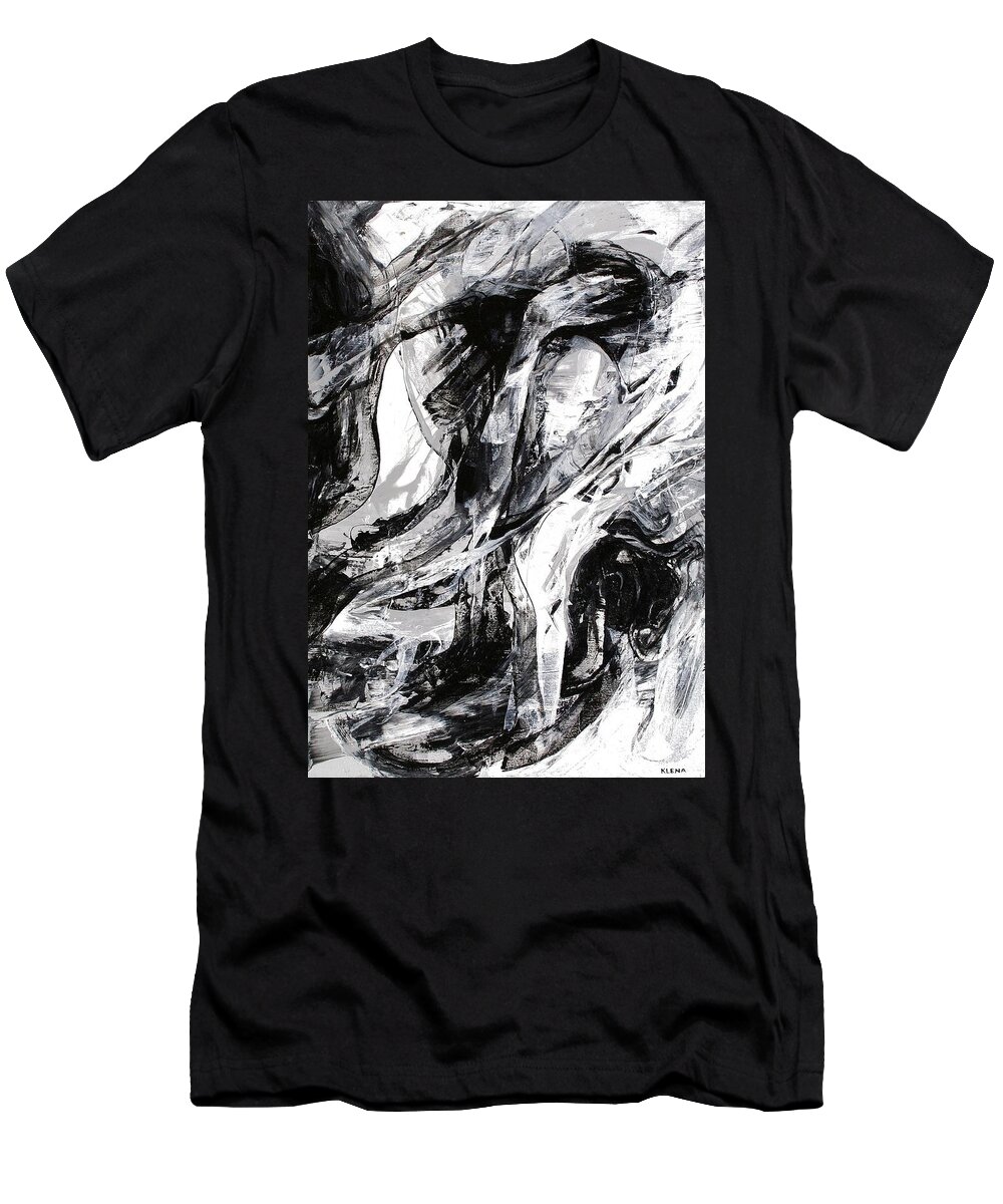 Truth T-Shirt featuring the painting Truth Hidden Between the Lies by Jeff Klena