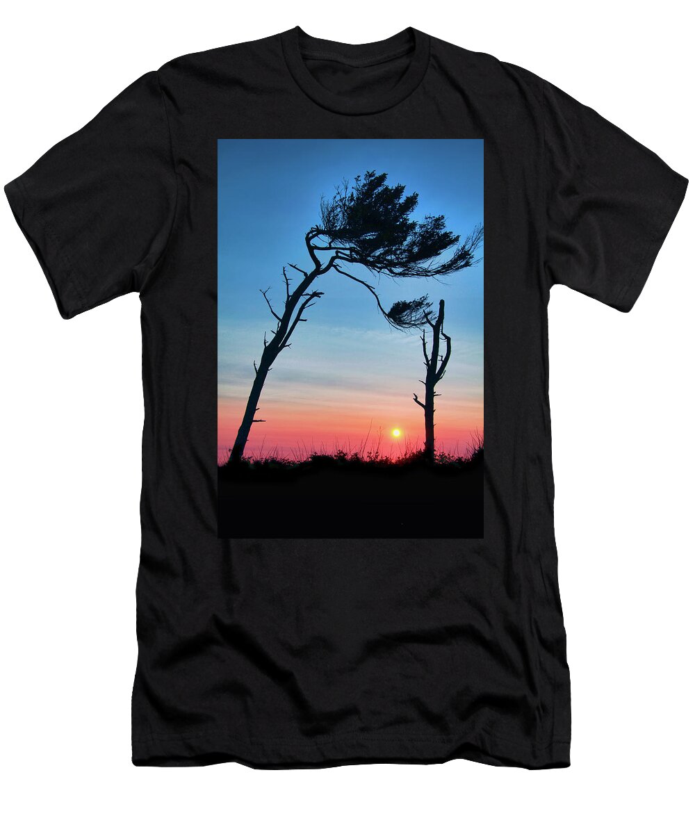 Point Wilson T-Shirt featuring the photograph Two Old Friends by Seil Frary