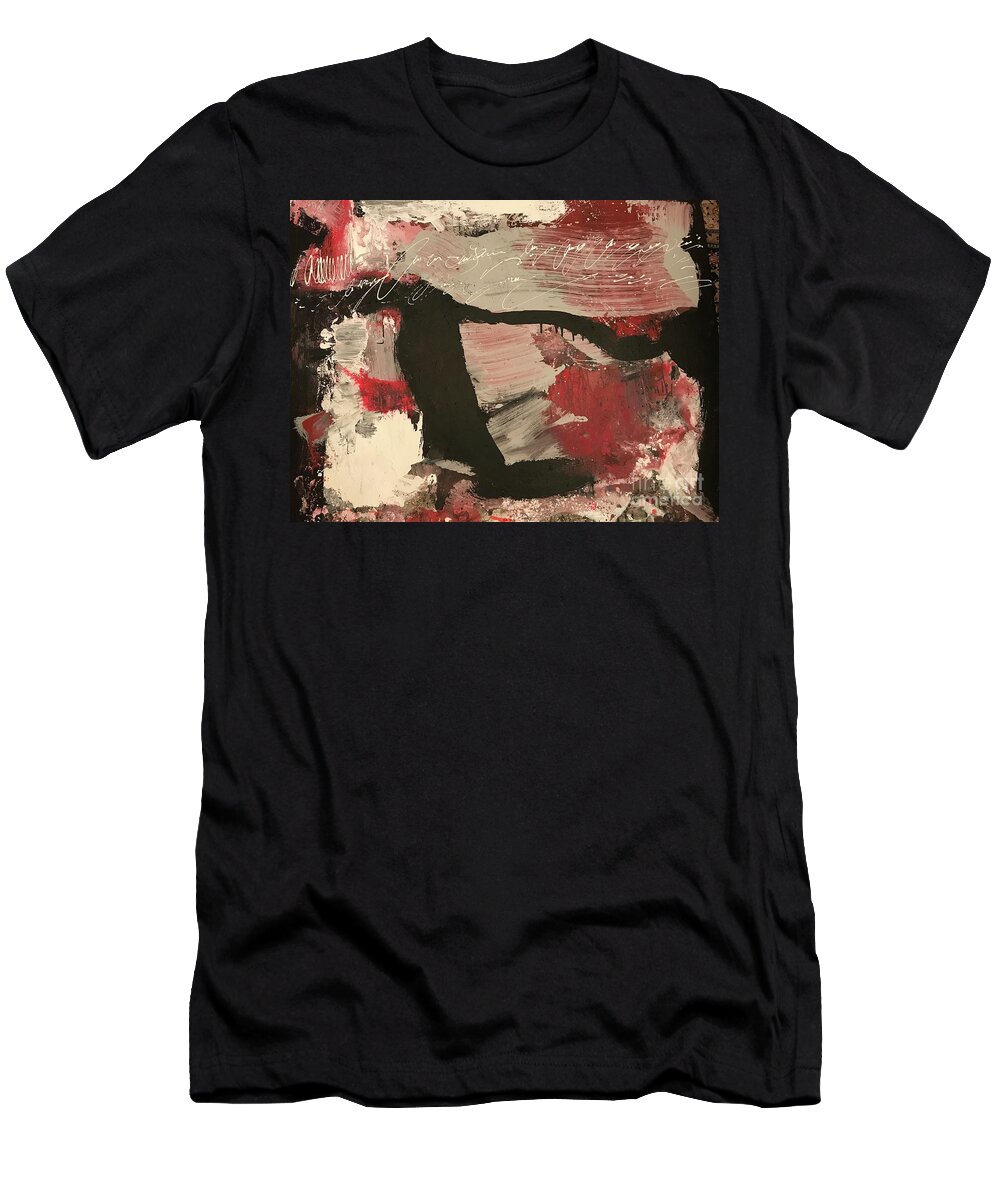 Romance T-Shirt featuring the painting Untitled by Fereshteh Stoecklein