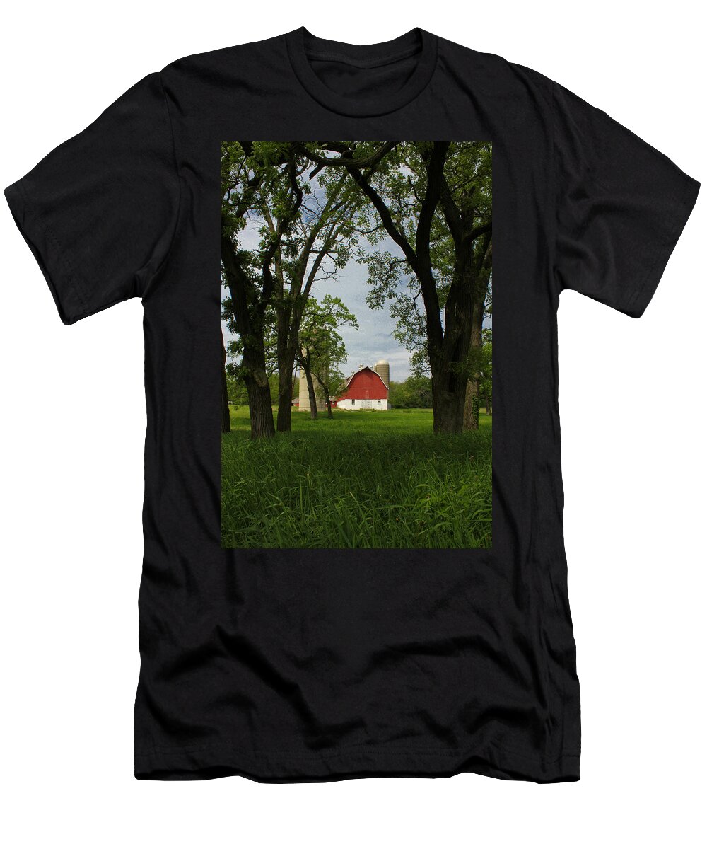Red T-Shirt featuring the photograph Up Yonder by Viviana Nadowski