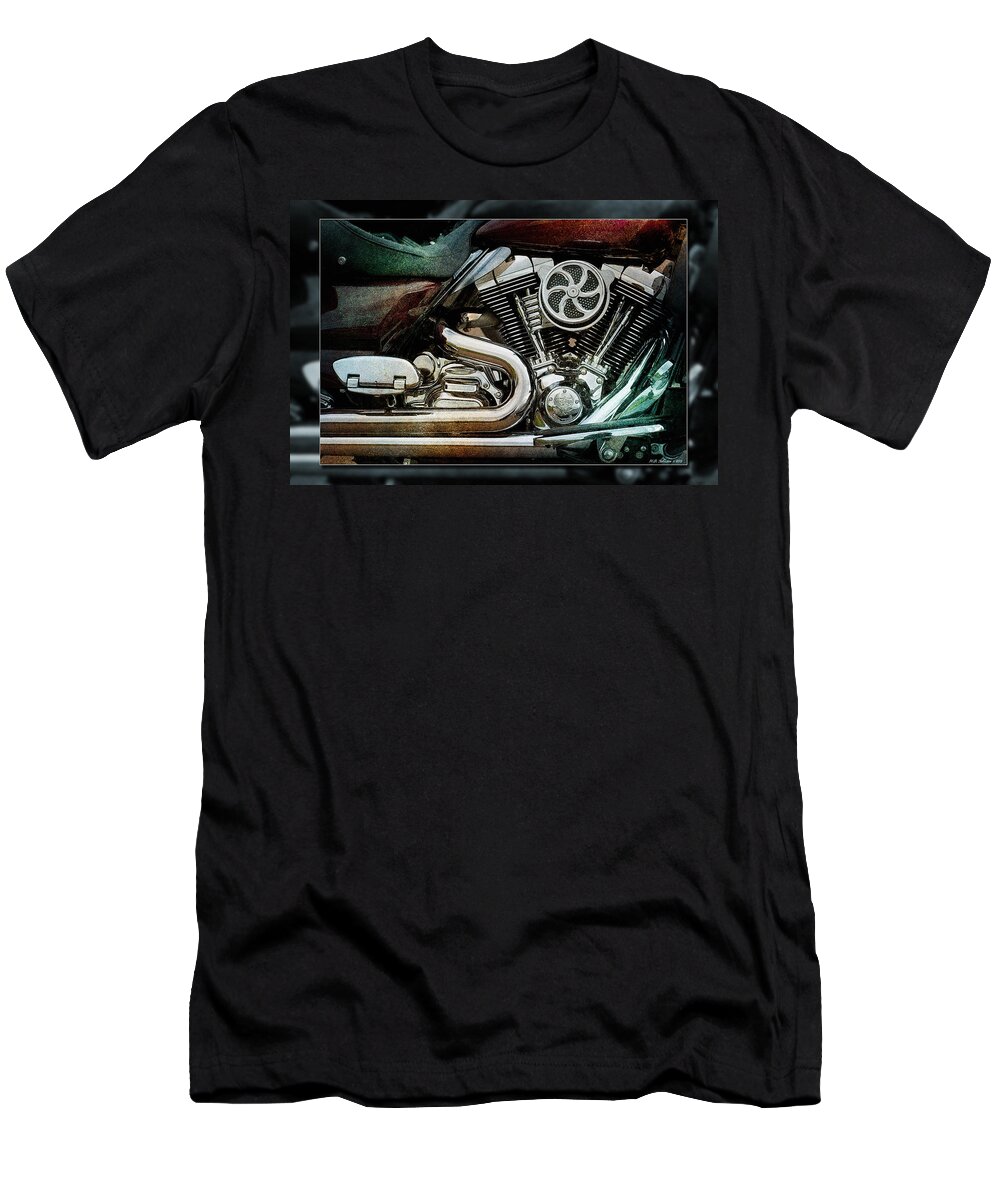 V Twin T-Shirt featuring the photograph V Twin by WB Johnston