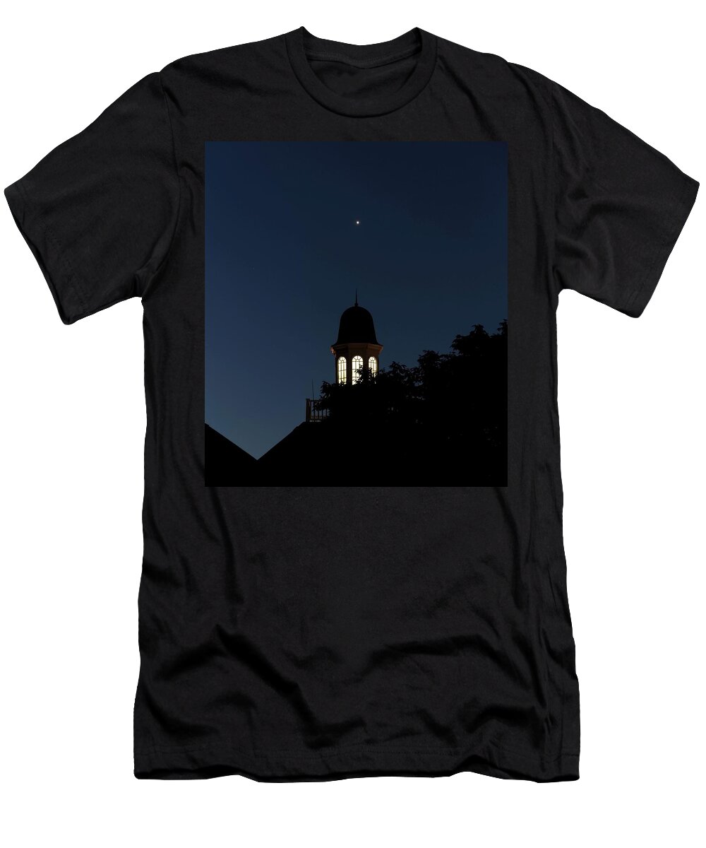 Venus T-Shirt featuring the photograph Venus and the Cupola by Shoeless Wonder