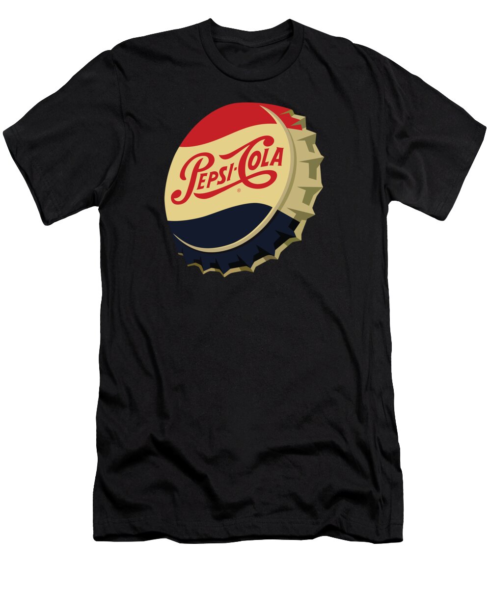 forsigtigt magasin flare Vintage Pepsi Cola Bottle Caps 05 T-Shirt by Bobbi Freelance - Pixels