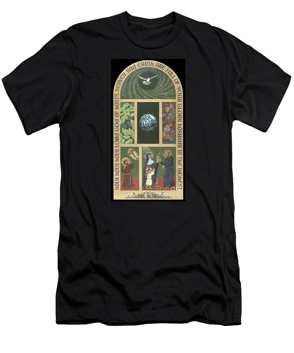 Viriditas T-Shirt featuring the painting Viriditas - Finding God In All Things by William Hart McNichols
