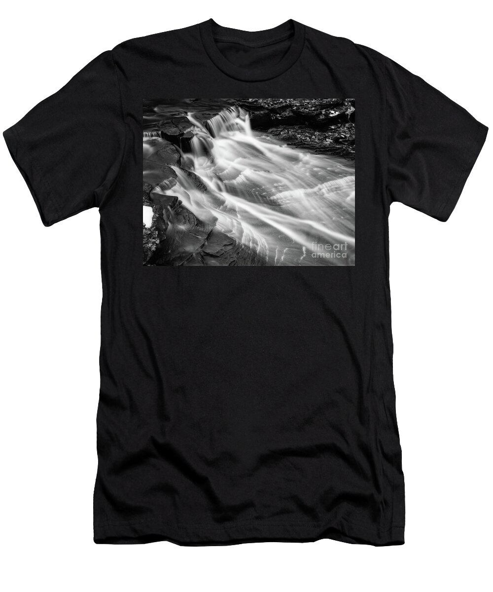Water T-Shirt featuring the photograph Water falls by Paul Quinn
