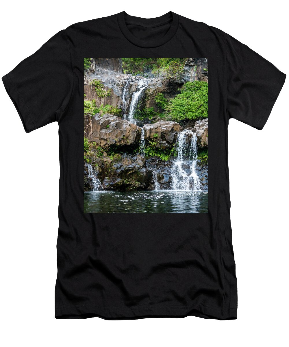 Waterfalls T-Shirt featuring the photograph Waterfall Series by Daniel Murphy