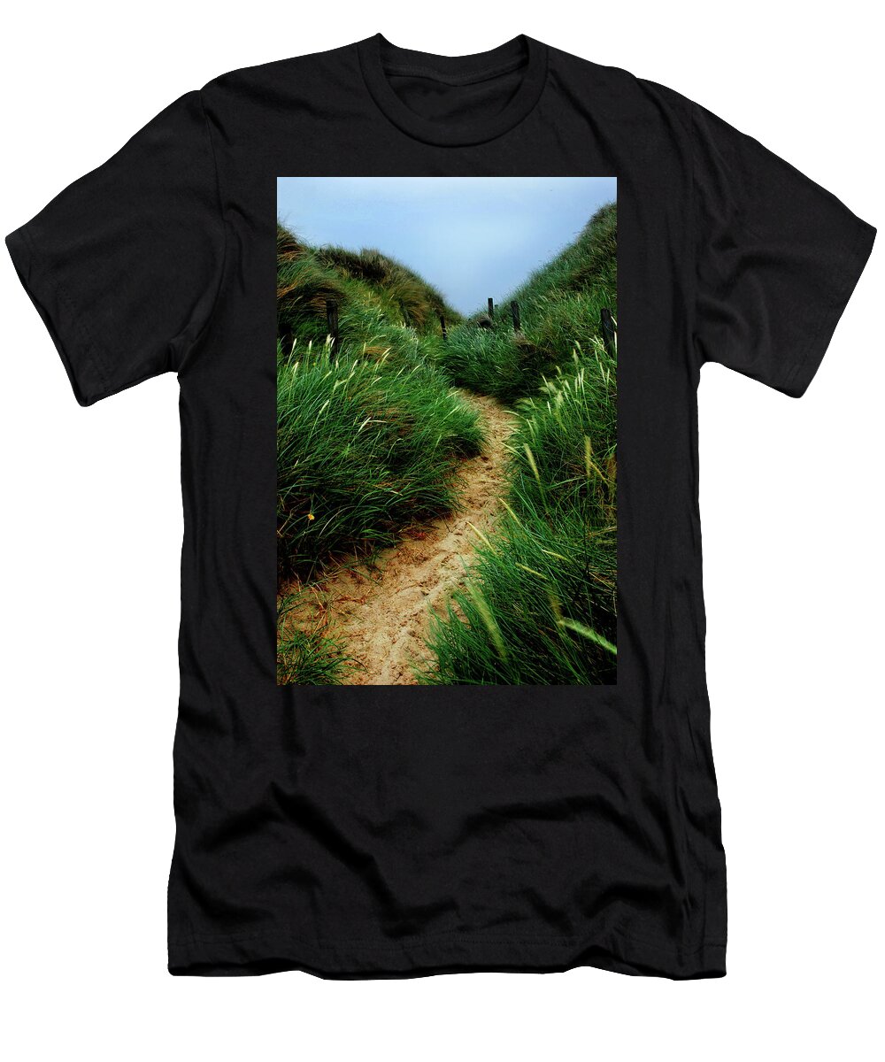 Beach T-Shirt featuring the photograph Way Through The Dunes by Hannes Cmarits