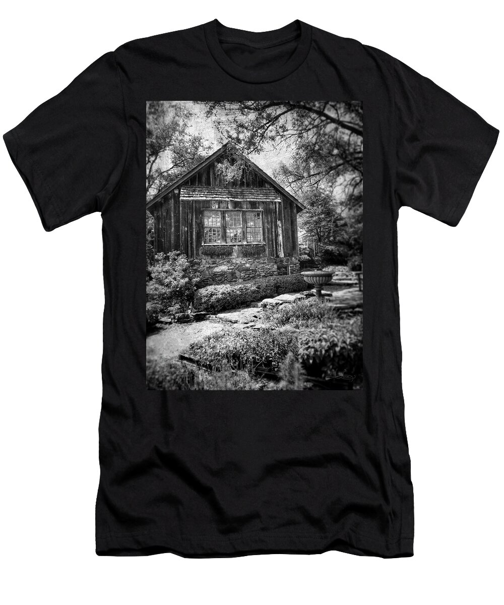 Black And White Photograph T-Shirt featuring the photograph Weathered With Time by Jill Love