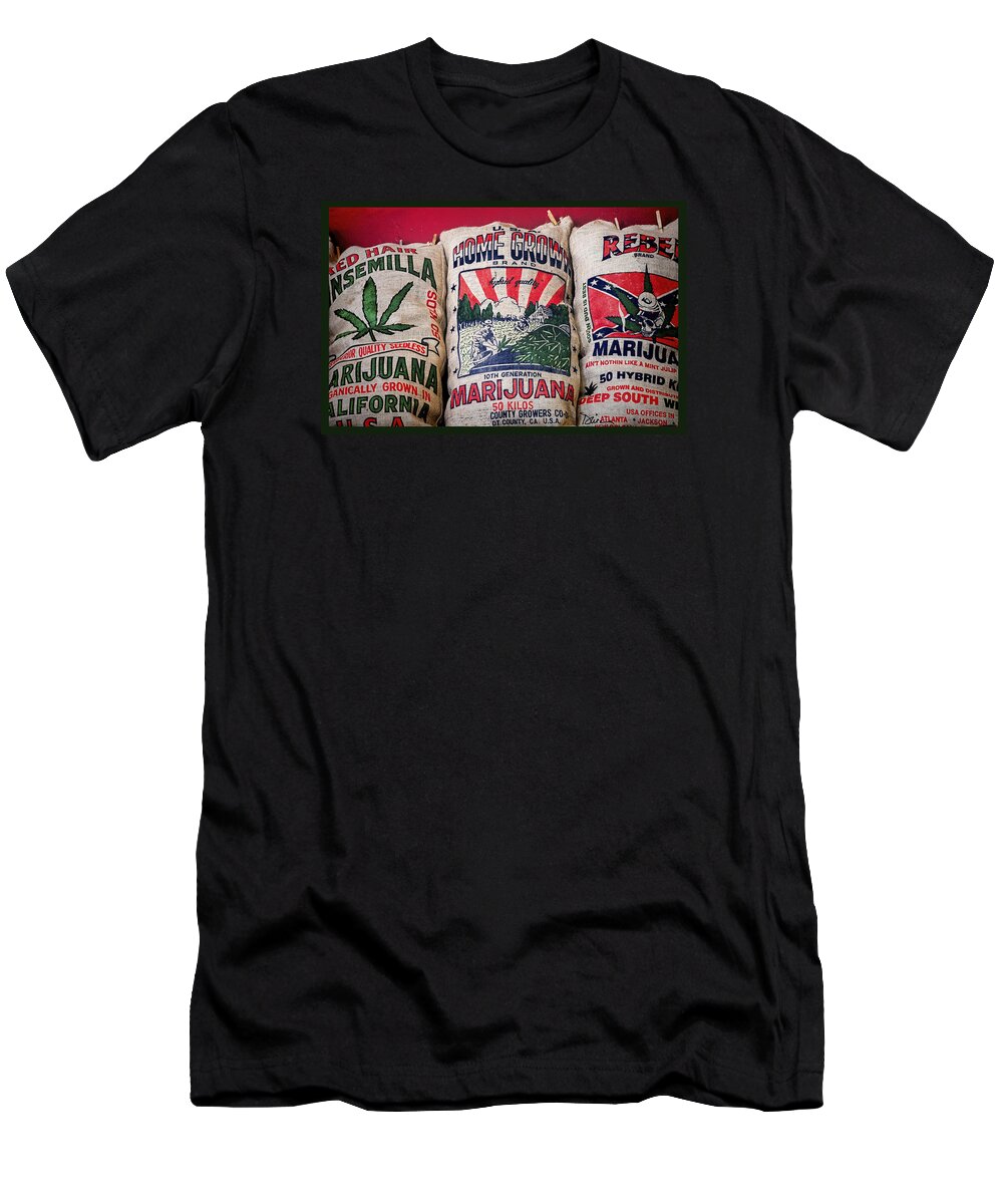 Marijuana T-Shirt featuring the photograph Welcome to Colorado by Peggy Dietz