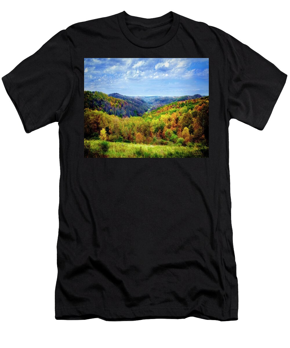 West Virginia T-Shirt featuring the photograph West Virginia by Mark Allen