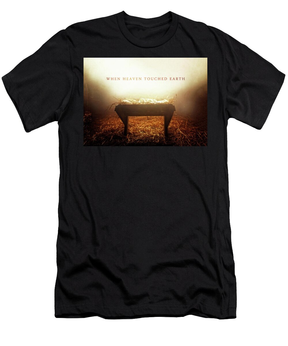 Holiday T-Shirt featuring the digital art When Heaven Touched Earth by Kathryn McBride