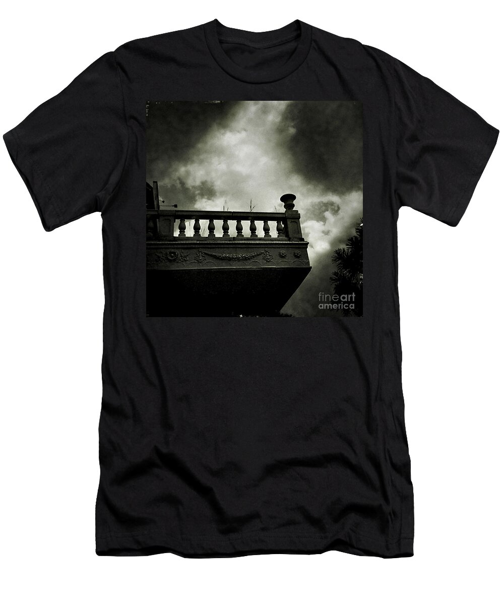 Balcony T-Shirt featuring the photograph Wherefore Art Thou Romeo by Onedayoneimage Photography